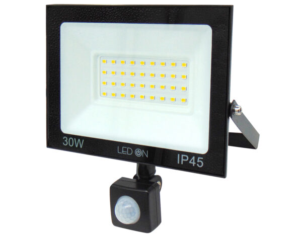 Προβολέας LED 30W 220-240VAC 2400LM 6500K DAY LIGHT με Αισθητήρα RLX