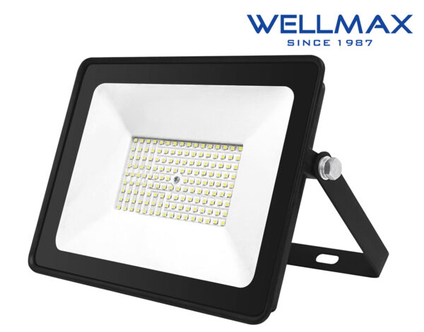 Προβολέας LED 100W 220-240VAC 10000LM 6500K DAY LIGHT WELLMAX