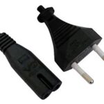 ΚΑΛΩΔΙΟ ΤΡΟΦΟΔΟΣΙΑΣ 2X0.5mm² 1.8m ΟΚΤΑΡΑΚΙ ΜΑΥΡΟ OUS