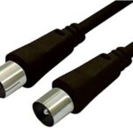 Καλώδιο TV PAL M/F 10m Μαύρο COLOR BOX LANCOM