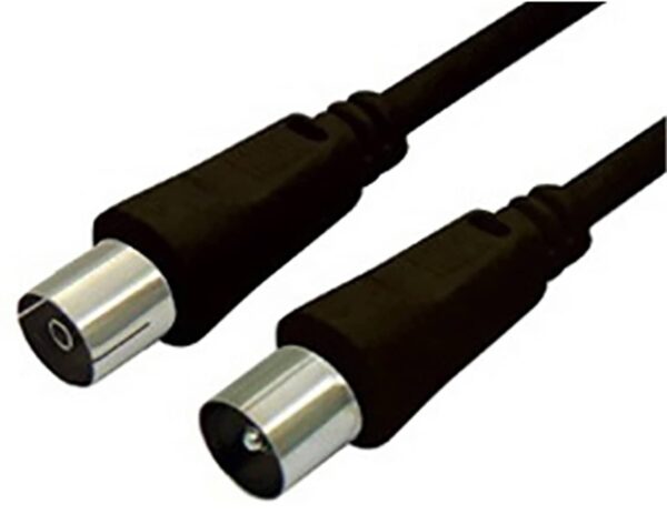 Καλώδιο TV PAL M/F 10m Μαύρο COLOR BOX LANCOM