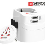 ADAPTOR UNIVERSAL σε UNIVERSAL ΠΤΥΣΣΟΜΕΝΟ Αποσπώμενο 2 Τεμαχίων με USB 1.302470 SKROSS
