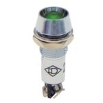 Λυχνία Ενδεικτική LED Φ8 230VAC/DC Πράσινη με FASTON AD22C-8T XND