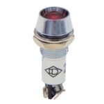 Λυχνία Ενδεικτική LED Φ12 230VAC/DC Κόκκινη με FASTON AD22C-12T XND