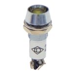 Λυχνία Ενδεικτική LED Φ12 230VAC/DC Κίτρινη με FASTON AD22C-12T XND