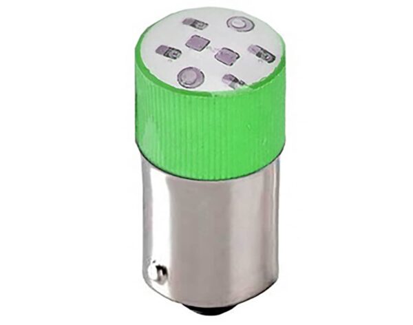 ΛΥΧΝΙΑ LED B9AS 230VAC ΠΡΑΣΙΝΗ ΜΠΑΓΙΟΝΕΤ AD22B-S06 XND