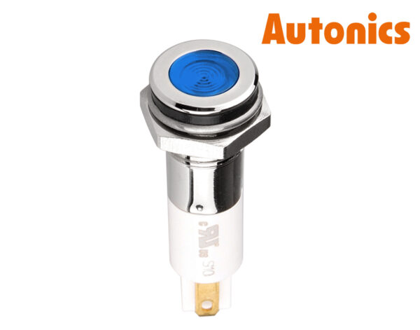 Λυχνία Ενδεικτική LED Φ16 230VAC Μπλε με FASTON H16F-20B AUTONICS