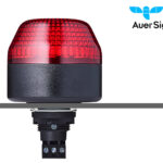 Λυχνία Ενδεικτική LED Φ22 230VAC Κόκκινη Σταθερή/FLASH με Βίδες IBL AUER