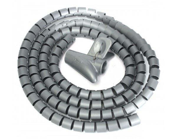 ΣΠΙΡΑΛ ΚΑΛΩΔΙΟΥ 2m 20mm ΓΚΡΙ CHT-20A CHS