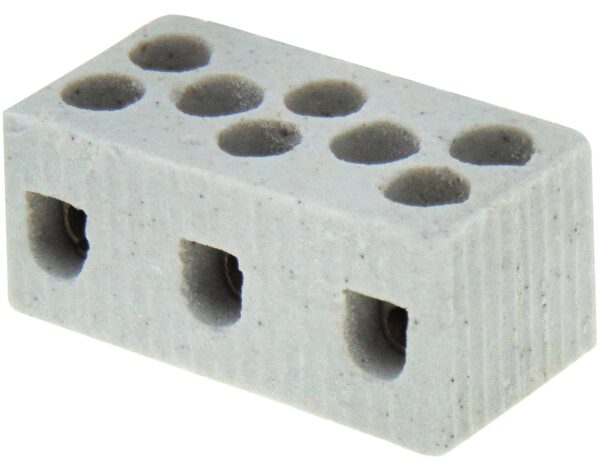Κλέμα Πορσελάνης 3P 8mm² 10A 600°C 1038 BNA