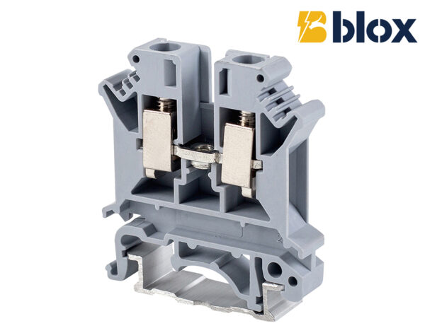 Κλέμα Ράγας 6mm² Γκρι FJ6N BLOX CONNECT