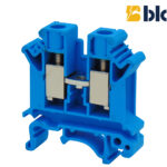 Κλέμα Ράγας 10mm² Ουδετέρου Μπλε FJ10N/B BLOX CONNECT