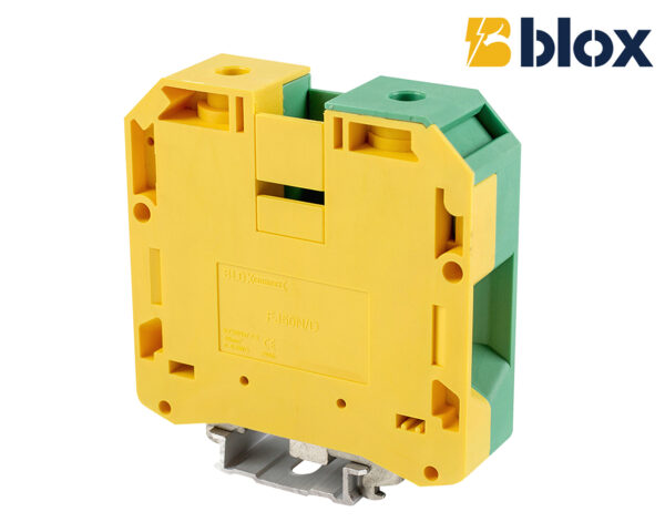Κλέμα Ράγας 50mm² Γείωσης Πράσινο/Κίτρινο FJ50N/D BLOX CONNECT