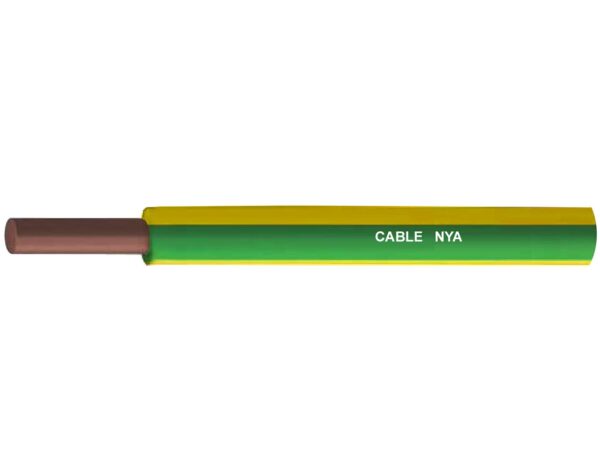 ΚΑΛΩΔΙΟ ΗΛΕΚΤΡΟΛΟΓΙΚΟ NYA (H07V-U) 1X2.5mm² ΠΡΑΣΙΝΟ-ΚΙΤΡΙΝΟ ΜΟΝΟΚΛΩΝΟ TOP