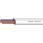 ΚΑΛΩΔΙΟ ΗΛΕΚΤΡΟΛΟΓΙΚΟ ΕΥΚΑΜΠΤΟ H03VVH2F 2X0.5mm² ΛΕΥΚΟ TOP