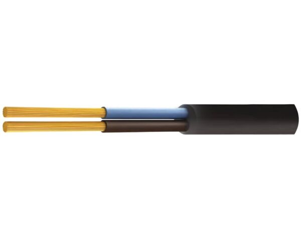 ΚΑΛΩΔΙΟ ΗΛΕΚΤΡΟΛΟΓΙΚΟ ΕΥΚΑΜΠΤΟ H05VVF 3X0.75mm² ΜΑΥΡΟ TOP