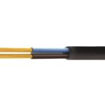 ΚΑΛΩΔΙΟ ΗΛΕΚΤΡΟΛΟΓΙΚΟ ΕΥΚΑΜΠΤΟ H03VVF 3X0.75mm² ΜΑΥΡΟ TOP
