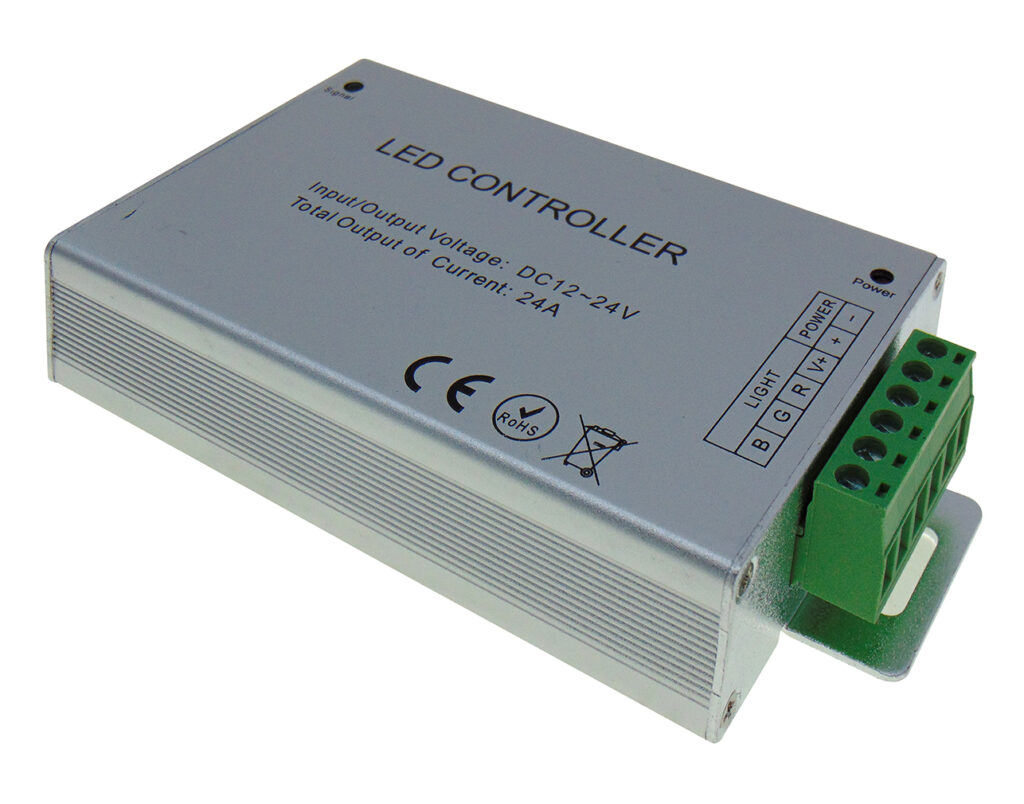 02.038.0117 CONTROLLER Ταινίας LED 12/24V 24A Ασύρματο 24 Επιλογών W.CT.101600021 ILL - Image 1