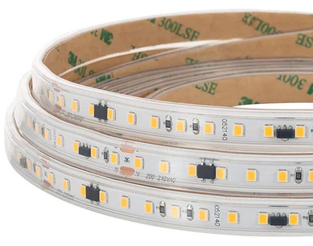 02.038.0120 Ταινία LED 230VAC/14W Εξωτερικού Χώρου IP67 72L 2835 6000K Σιλικόνης ILL - Image 1
