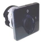 Διακόπτης Περιστροφικός 0-1 1P 20A με Πλάκα 52X52 E920AHM01 HNM