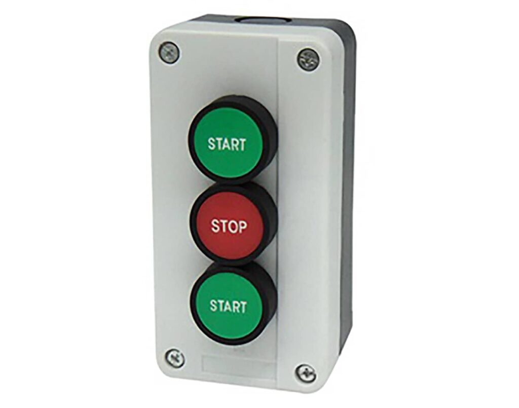 03.002.0056 Μπουτονιέρα Εξωτερική Στεγανή START-STOP-START B341H29 KND - Image 1