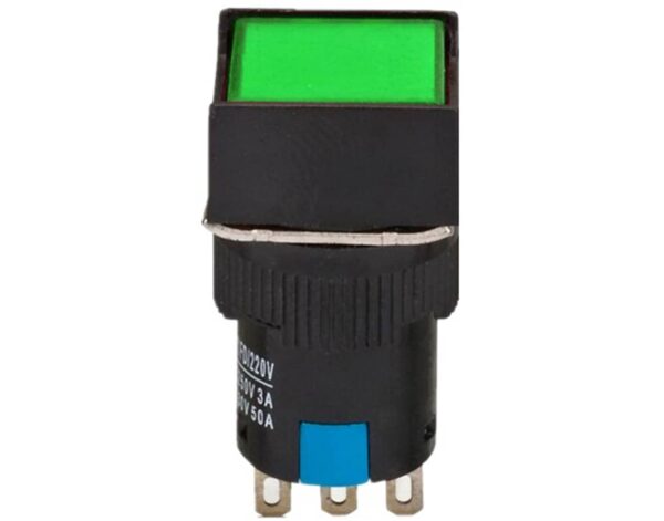 Μπουτόν Βιδωτό Φ16 Πράσινο XDL16-11F XND
