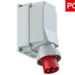 Φις Βιομηχανικό Αρσενικό 4P 125A Τοίχου IP67 544-6 PCE