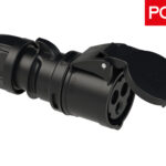 Πρίζα Βιομηχανική Θηλυκή 3P 16A IP44 Μαύρη 213-6x PCE