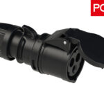 Πρίζα Βιομηχανική Θηλυκή 3P 32A IP44 Μαύρη 223-6x PCE
