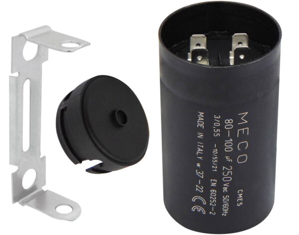 Πυκνωτής Εκκινήσεως 80-100μF 250V MECO