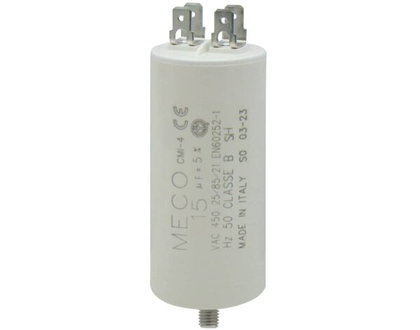 Πυκνωτής Μόνιμου Λειτουργίας FASTON 15μF 450VAC MECO