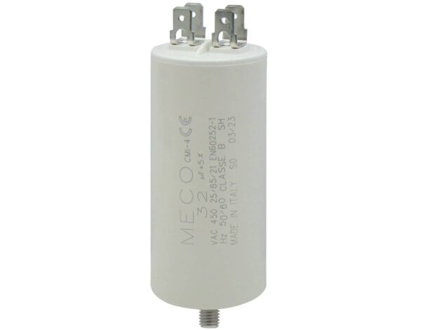 Πυκνωτής Μόνιμου Λειτουργίας FASTON 32μF 450VAC MECO