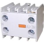 Επαφή Μετωπική 1NO1NC 10A AU-2M για RELAY Ισχύος Μίνι METAMEC LG