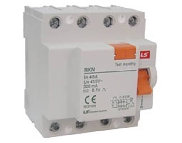 RELAY Διαφυγής 4P 63A 30mA TYPE A RKN LG