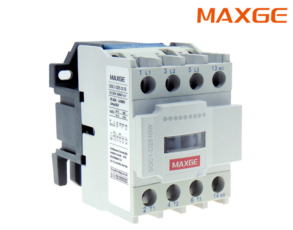 03.017.0586 RELAY Ισχύος 3P 7.5KW 230VAC 1NO SGC1 MAXGE - Image 1