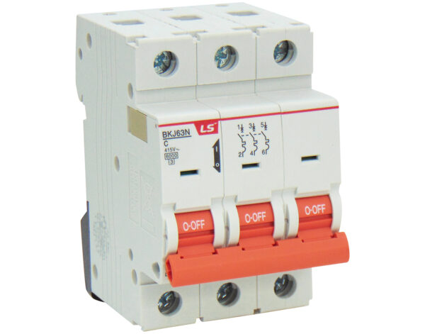 Ασφάλεια Ράγας 3P C 40A 6kA 415VAC BKJ63N LG