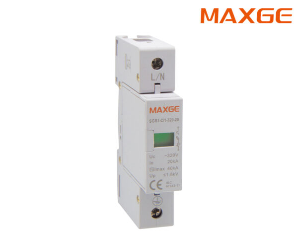 Αντικεραυνικά Ράγας T2 1P 40kA 230VAC SGS1 MAXGE