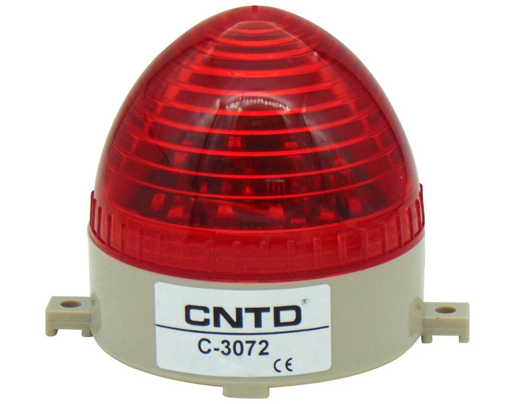03.024.0033 Φάρος LED STROBE 12VDC 85X75mm Κόκκινος C-3072 CNTD - Image 1