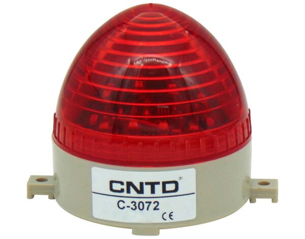 Φάρος LED STROBE 24VDC 85X75mm Κόκκινος C-3072 CNTD