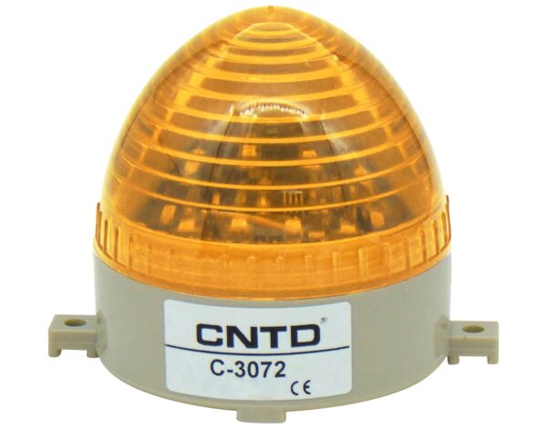 ΦΑΡΟΣ LED STROBE 230VAC 85X75mm ΚΙΤΡΙΝΟΣ C-3072 CNTD
