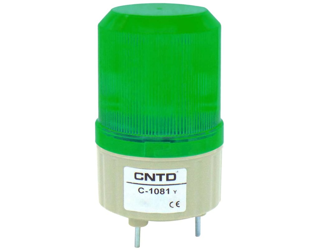 03.024.0042 Φάρος LED FLASHING 12VDC 89X134mm Πράσινος C-1081 CNTD - Image 1