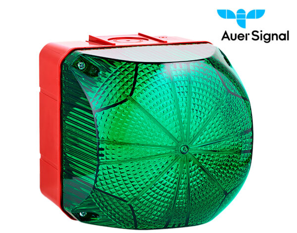 Φάρος LED FLASHING/Σταθερός 24VAC/DC Μικρός Πράσινος QDS AUER