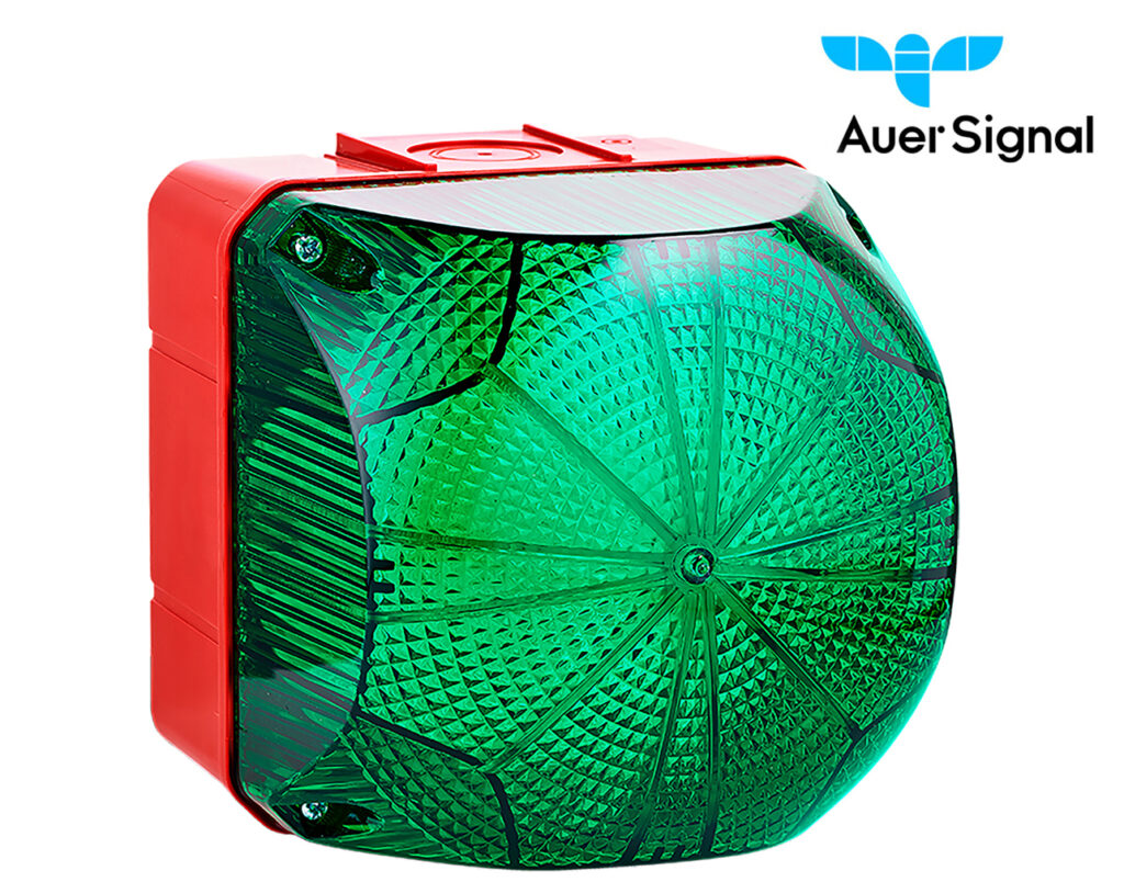 03.024.0062 Φάρος LED FLASHING/Σταθερός 24VAC/DC Μικρός Πράσινος QDS AUER - Image 1