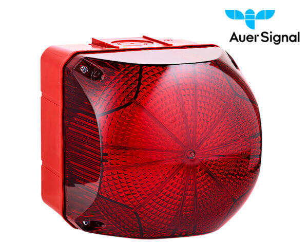 Φάρος LED FLASHING/Σταθερός 24-48VAC/DC Μεσαίος Κόκκινος QDM AUER
