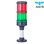Πύργος LED Σταθερός 24VAC/DC Φ60 Κόκκινος/Πράσινος Q02 AUER