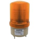 Φάρος LED FLASHING με BUZZER 230VAC 85X160mm Κίτρινος C-1101J CNTD