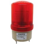 Φάρος LED FLASHING με BUZZER 24VDC 85X160mm Κόκκινος C-1101J CNTD