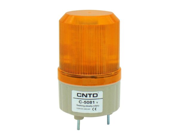 Φάρος LED MULTIFUNCTION 12/24VDC/230VAC 80X125mm Κίτρινος C-5081 CNTD