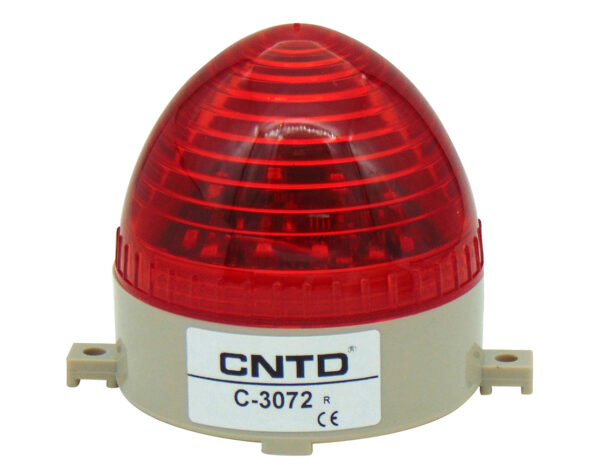 Φάρος LED STROBE 12-230VAC/DC 85Χ75mm Κόκκινος C-3072 CNTD