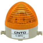 ΦΑΡΟΣ LED STROBE 12-230VAC/DC 85Χ75mm ΚΙΤΡΙΝΟΣ C-3072 CNTD